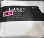 Lauren Ralph Queen Dunham Sateen Silver Sheet Set 100% Cotton 4 Piece. Fixed Price $84.99.