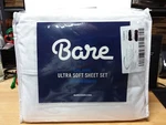 Bare Home California King Set -1800 Ultra-soft Microfiber Bed White. Fixed Price $33.99.