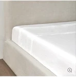 Jenni Kayne Home Linen Flat Sheet White Solid Color Rectangular Bedroom Adults. Fixed Price $134.00.
