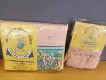 Rare Vtg Cannon Royal Fam Beatrix Potter Peter Rabbit Pink Twin Sheet Set & Sham. Fixed Price $109.99.