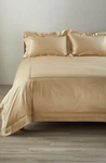 $1646 Matouk Nocturne Queen Duvet Cover Fitted Sheet 2 Sham Case Set Champagne. Fixed Price $999.00.