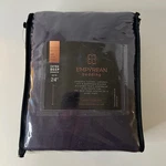 Empyrean Bedding King Fitted Sheet Corner Straps 24" Deep Pockets Eggplant Nip. Fixed Price $31.16.