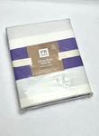 New Pottery Barn Teen Cottage Stripe Set Purple Xl Twin Flat Fitted. Fixed Price $74.02.