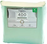 Hotel Signature Sheet Set 6 Piece Egyptian Cotton 400 Tc King Blue Green. Fixed Price $60.00.