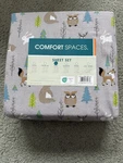Nwt Comfort Spaces Full Size Sheet Set Light Cotton Flannel Forest Animals. Fixed Price $48.95.