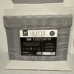 Hotel Premier 700 Thread Ct. Egyptian Cotton Striped 6 Pc Sheet Set, King,. Fixed Price $79.99.