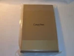 Calvin Klein Queen Flat Sheet - Luster Band Straw. Fixed Price $47.50.