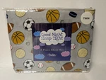 3PC Sheet Set Good Night Sleep Tight Twin Sports Basketball Football Soccer New. Fixed Price $24.99.