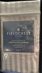 King 500 Sateen Satin-stitch Damask (2) Pillowcases-skyline Gray Fieldcrest. Fixed Price $27.53.