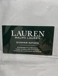 Ralph Lauren Silver Dunham Sateen 300TC 100% Cotton Standard Pillowcases. Fixed Price $27.99.