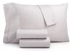 Signature Collection Printed Microfiber 4 Pc. Sheet Set, King. Fixed Price $50.00.