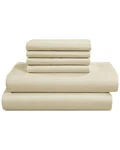 Kathy Ireland 1000 Thread Count Egyptian Cotton Rich Sheet Set - Ivory Size King. Fixed Price $89.72.
