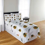 Nhl Officially Licenced Chicago Blackhawks Sheet Set. Fixed Price $47.99.