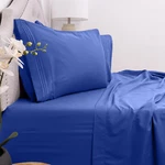 Sweet Home Collection 1800 Series Deep Pocket Microfiber 4 Piece Sheet Set. Fixed Price $23.99.