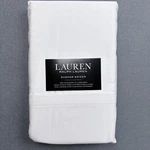Ralph Lauren Dunham Sateen Set Of 2 Standard Pillowcases Pure White 100% Cotton. Fixed Price $29.00.