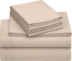 Luxury 100% Cotton Flannel King Sheets Set - Extra Deep Pockets, Beige Bliss. Fixed Price $124.99.