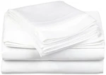 Impressions Cotton Rich 600 Thread Count 3PC Twin Xl Bed Sheet Set Solid White. Fixed Price $59.99.