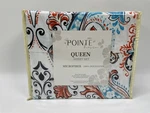 Pointehaven Printed Microfiber Sheet Set Queen 4PCS Royal Paisley. Fixed Price $29.90.