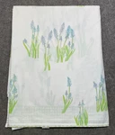 Yves Delorme Paris Jacinthe Full Queen Flat Sheet White Blue Green Floral 104X88. Fixed Price $84.99.