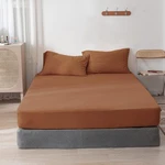 Doneus Jersey Knit Cotton Fitted Sheet 3 Piece - Ultra Soft, Wrinkle Free And.... Fixed Price $58.17.