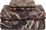 Realtree MAX-5 Full Camo 4 Piece Sheet Set Lightweight, Cooling, Wrinkle-free. Fixed Price $56.99.
