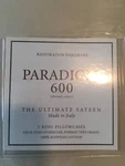 SET/2 Restoration Hardware Italian Paradigm 600 King Pillowcases Flax. Fixed Price $78.50.