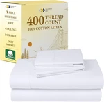 California Design Den Full Size Bed Sheets Set - Soft 400 Thread Count Sateen,. Fixed Price $58.99.