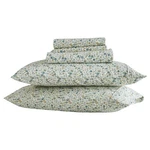 Patina Vie Maison Cotton Rayon From Bamboo Blend Sheet Set - King Blue Floral. Fixed Price $87.63.
