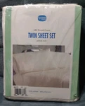 As Is Still Packaged Springs Home Twin Sheet Set 180 Thread Count 60/40 Blend. Fixed Price $19.95.