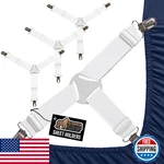 Gorilla Grip Patent Pending Bed Sheet Holders Adjustable Elastic Fasteners. Fixed Price $17.48.