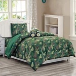 Wpm Twin Camouflage Print Comforter Army Green Theme Bedding Set With Sheet, .... Fixed Price $38.06.