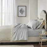 Madison Park Sheet Set Queen Light Gray Pima Cotton 600 Thread Count 4-PC BED71. Fixed Price $120.00.