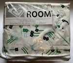 New Roxy Full Size Set Kendra Flat & Fitted 2 Pillowcases Bedding. Fixed Price $69.95.