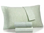 Sunham Bari 350 Thread Count Cotton Blend Paisley 4-PC. Sheet Set King Mint. Fixed Price $29.42.