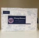 4PC Tommy Bahama Blue Sea Life Toile Queen Sheet Set Ocean Beach New. Fixed Price $71.99.