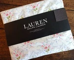 Ralph Lauren Cottage Pink Blue Farmhouse Floral King Xdp Sheet Set 4PC. Fixed Price $104.99.