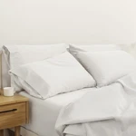 Sleep Percale Sheet Set, King,white. Fixed Price $274.99.