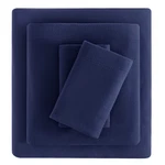 Viviland Plush Micro Fleece Bed Sheet Set - Soft Fuzzy Queen, Navy. Fixed Price $68.68.