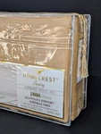 Homecrest Luxury 1800 Series King Sheet Set Camel / Gold New Sealed. Fixed Price $39.00.