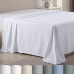 100% Cotton Flat Sheet - 600 Thread Count, Soft And Crisp, Breathable, Top Sh.... Fixed Price $45.29.