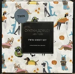 Cynthia Rowley Dogs Halloween Costume Unicorn Taco Twin Sheet Set Dachshund. Fixed Price $26.95.