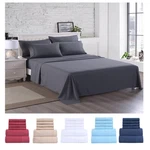 6 Piece Hotel Luxury Soft 2200 Serie Premium Bed Sheets Set Deep Pocket All Size. Fixed Price $27.99.
