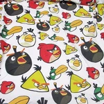 Angry Birds Twin Fitted Bed Sheet - Craft Cutter Fabric, Material. Fixed Price $25.86.