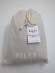 Riley Organic Cotton Collection Sheet Set Charcoal Fitted, Flat & Pillowcases. Fixed Price $101.83.