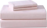 Laura Ashley - Sheet Set, Cotton Flannel Bedding, King, Bright Blush. Fixed Price $112.99.