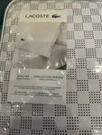Nwt Lacoste 100% Cotton Percale Queen Overgrip Sheet 4PC Set Medieval Blue. Fixed Price $48.00.