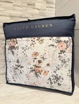 Ralph Lauren King Thompson Cream Floral - Striped Comforter 110 X 96" Nwt $600. Fixed Price $359.00.