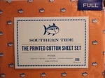 Brand New Southern Tide Full Size Skipjack Sheet Set Color Orange , Coral. Fixed Price $69.95.