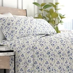 Kaycie Gray Fashion 4 Piece Ultra Soft 100% Microfiber Blossoms Bed Sheet Set. Fixed Price $59.99.