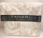Tahari Home King Beige Multi 4-PIECE Sheet Set Marble Print. Fixed Price $89.95.